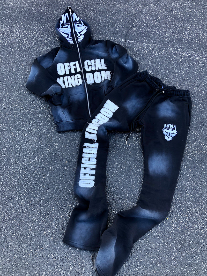 "Distressed Kingdom" Set - Black