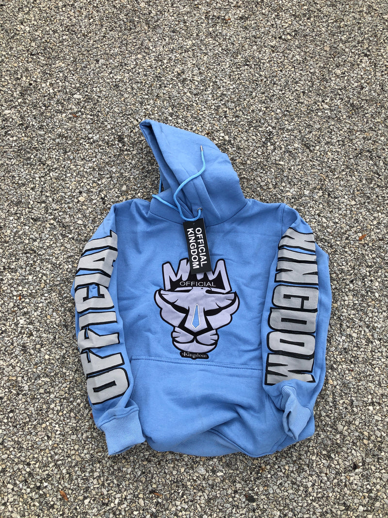 “Unity” Logo Hoodie - Baby Blue & Grey